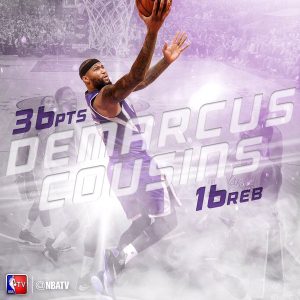 Cousins asola el Staples y Kings, en zona playoffs; Drummond, ¡23 tiros libres fallados!