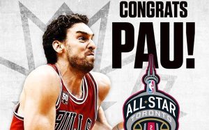 ¡Pau Gasol sí estará en el All Star de Toronto!