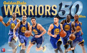 Los Warriors, equipo de la historia que alcanza las 50 victorias en menos partidos