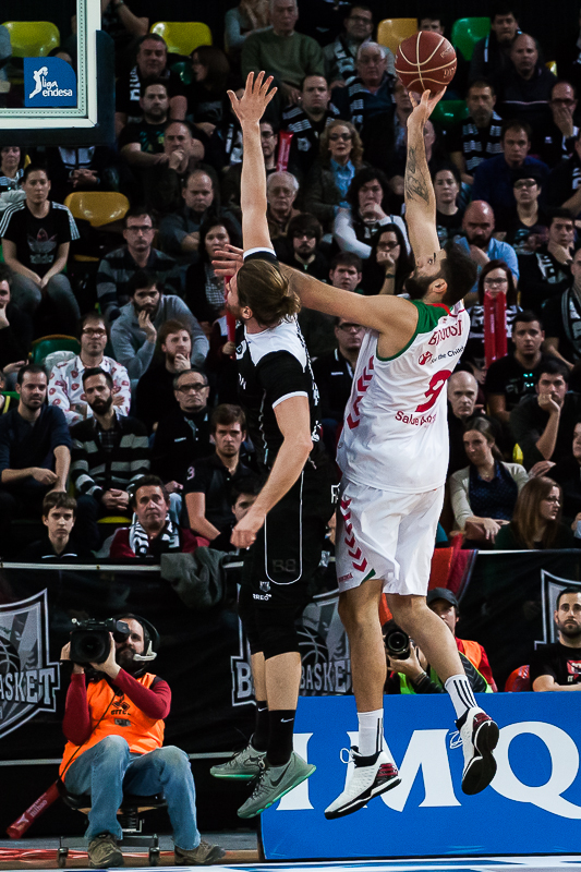 Dominion Bilbao Basket y Laboral Kutxa, motivos para la alegría en la derrota