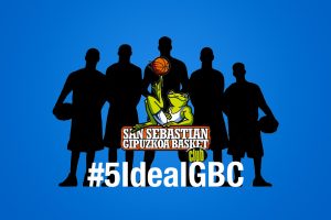 Quinteto histórico del Gipuzkoa Basket