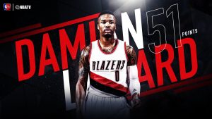 Damian Lillard, 51 puntos para tumbar a Warriors; brutal Cousins (38+20)