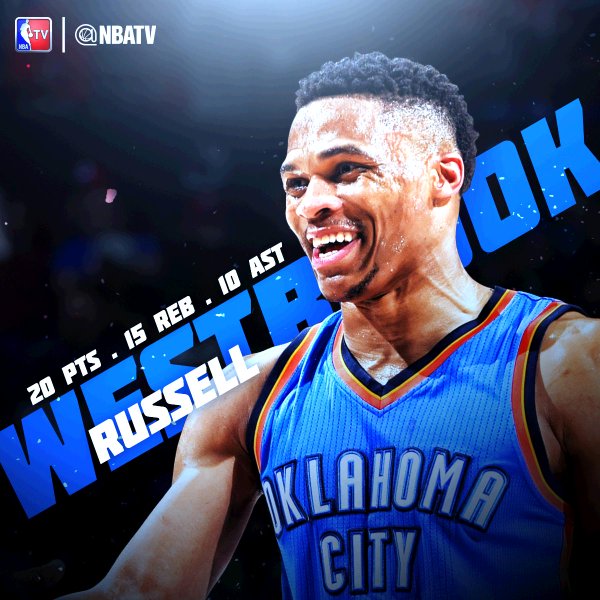 Westbrook, 13º triple doble de la temporada; Curry y Thompson, 70 puntos a los Mavs