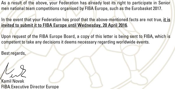 FIBA deja a España y otras 13 selecciones fuera del Eurobasket en su guerra con Euroliga