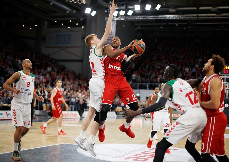 Un desconocido Laboral Kutxa cae ante Brose Baskets y se las verá con Panathinaikos