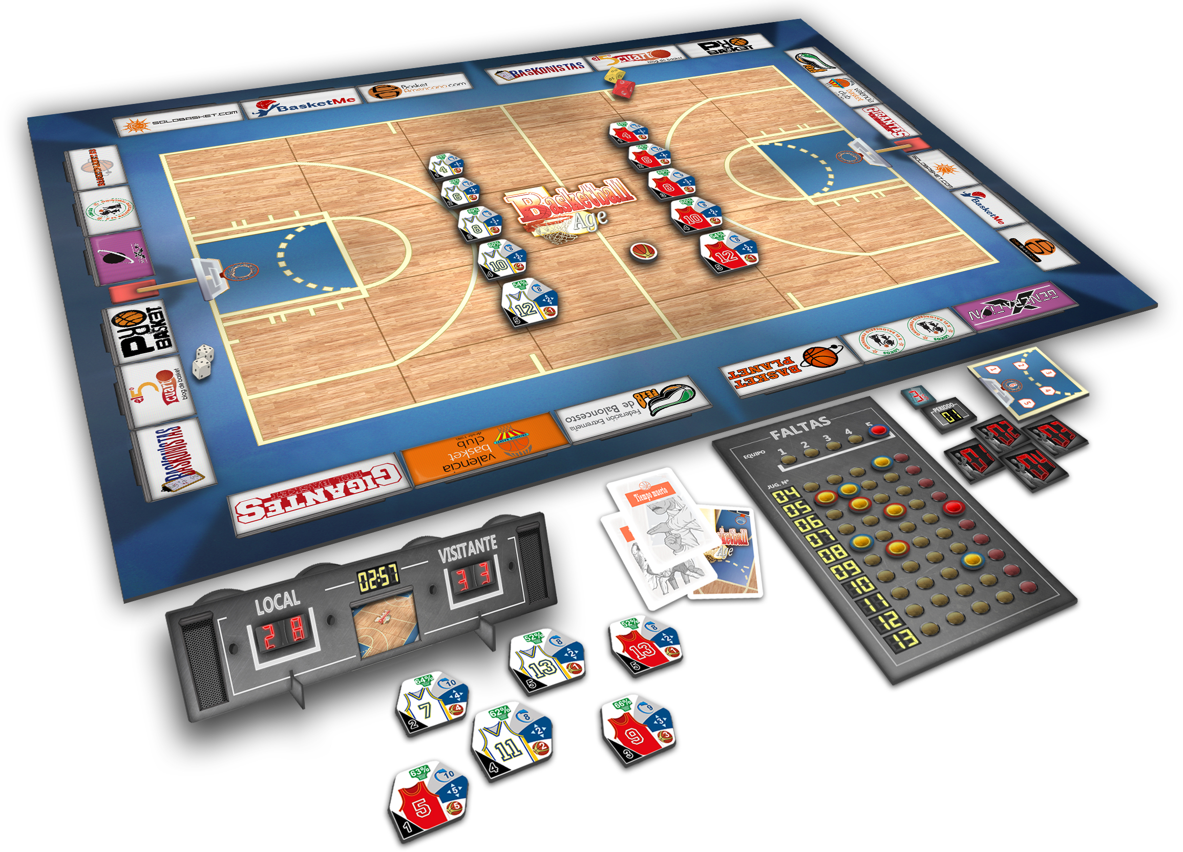 Basketball age, el simulador de baloncesto de tablero