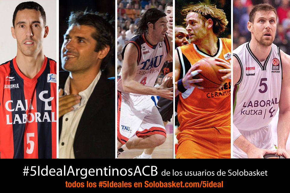 El #5idealArgentinosACB de los usuarios de Solobasket