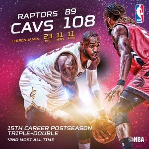 LeBron sigue haciendo historia; los Cavs, mientras, dominan el Este a su antojo