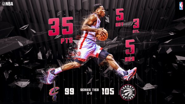 Lowry y DeRozan dan esperanza a Toronto; Cavs no puede con El Norte