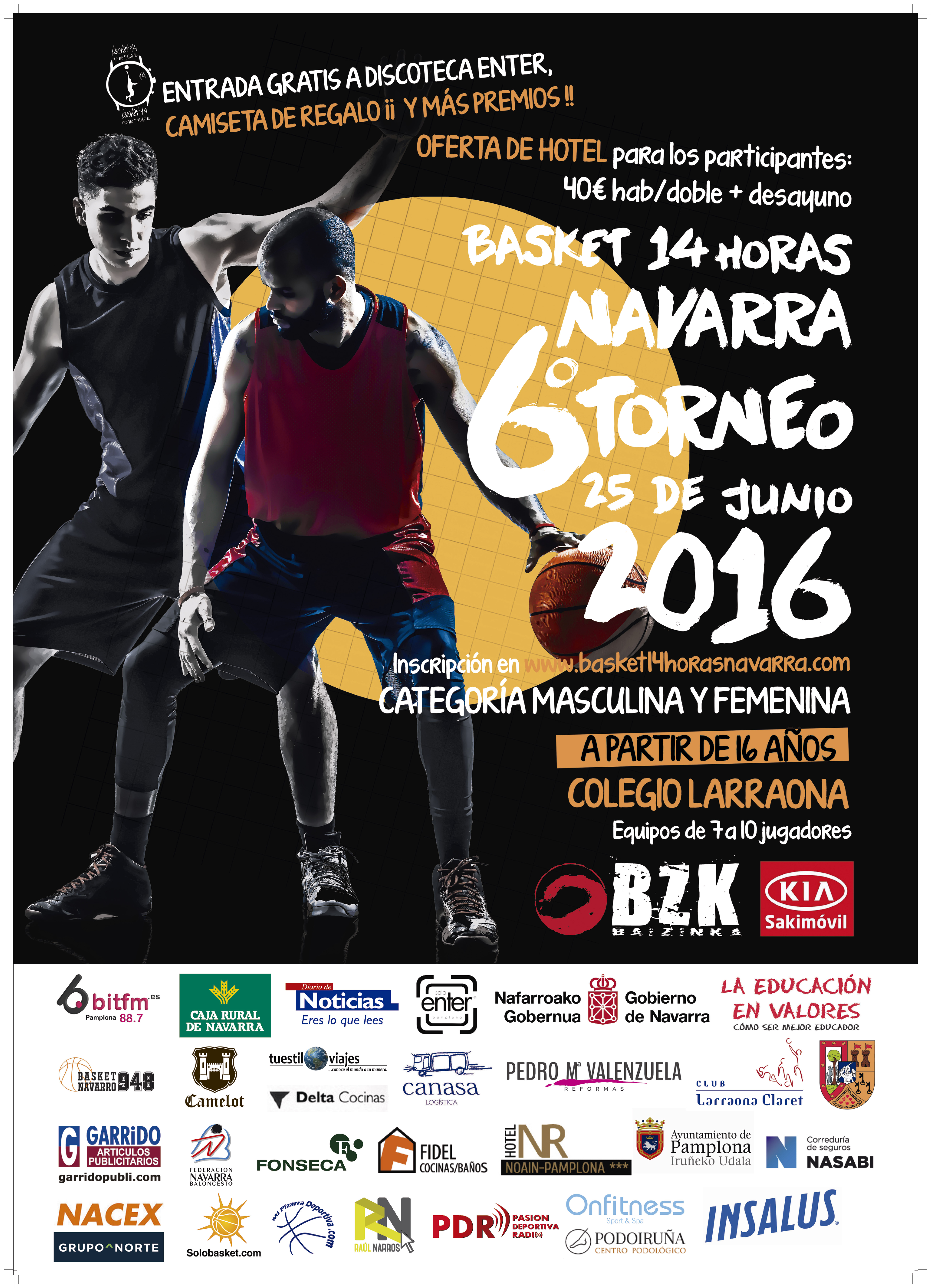 6ª edición del Basket 14 Horas Navarra