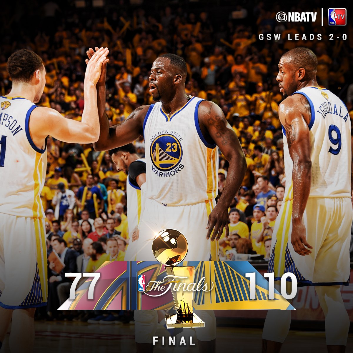 Los Warriors dominan ante la soledad de El Rey y ponen el 2-0