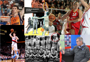 Presentación en Valencia libro Historia del Baloncesto con Claver, Montañana, Rodilla…