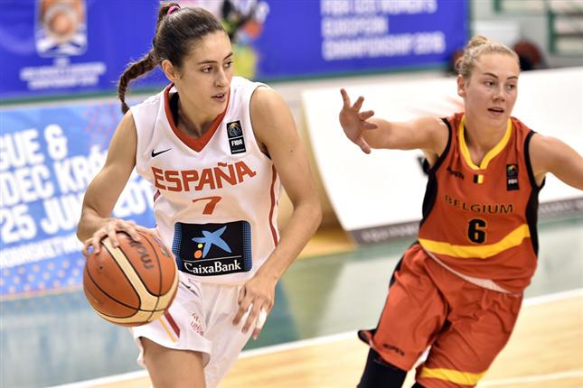 U20 FEM: Cazorla (14) mete a la selección en semifinales, donde espera Rusia