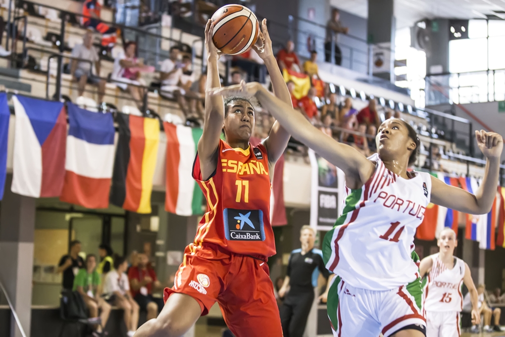 #U16F Fase de grupos (J3): España asfixia a Portugal y jugará ante Rusia (28-66)