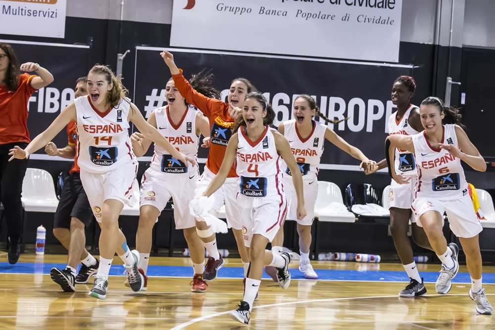 #U16F Octavos: Un triple de Laura Piera da el pase a España en el último minuto (48-47)