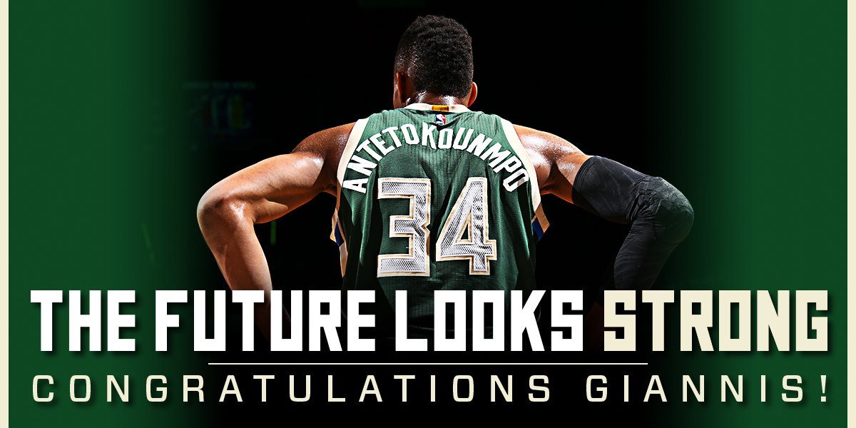 Giannis Antetokounmpo renueva con los Bucks y cumple su sueño americano