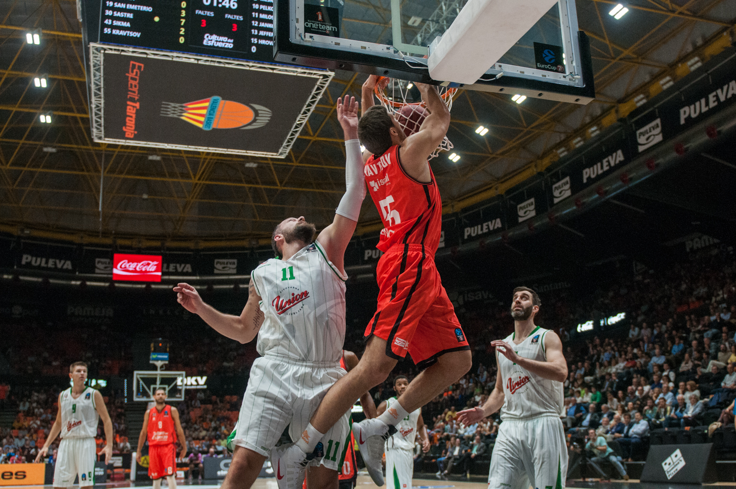 Kravtsov, máximo anotador en su debut en Eurocup con Valencia Basket (87-74)