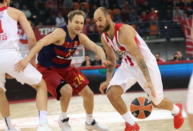 El Barcelona Lassa choca contra el muro de Olympiacos (59-52)