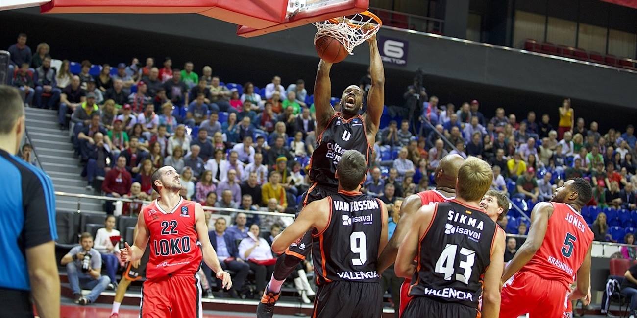El Valencia Basket sobrevive a la primera parte de Rochestie (64-73)