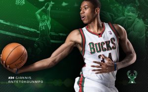 Giannis Antetokounmpo: verde esmeralda con reflejos de ¿Scottie Pippen?
