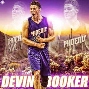 Devin Booker (39 pts) y Kawhi Leonard (38 pts) la lían en México; lesión de Rodney Hood