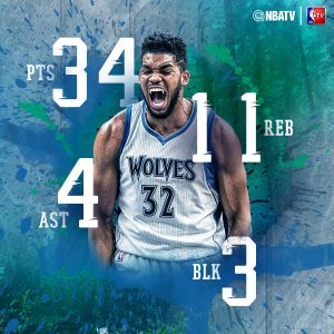 Towns y Davis, los pivots del futuro, brillan en la noche NBA