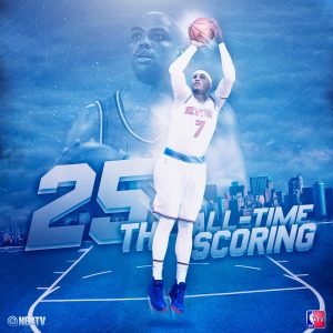 Carmelo se reconcilia con el Madison; gran actuación de Ricky Rubio