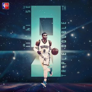 Westbrook cierra un mes de 9 triples dobles; Melo decide el duelo KP-Towns