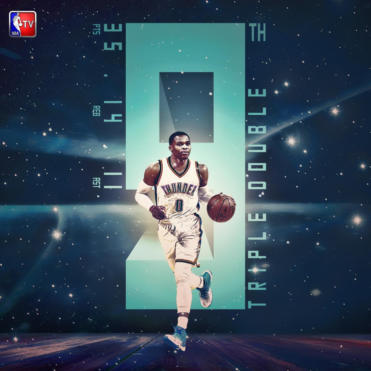 Westbrook cierra un mes de 9 triples dobles; Melo decide el duelo KP-Towns