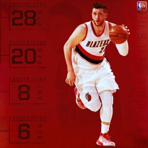 Jusuf Nurkic explota en Portland. Los Cavs están en crisis