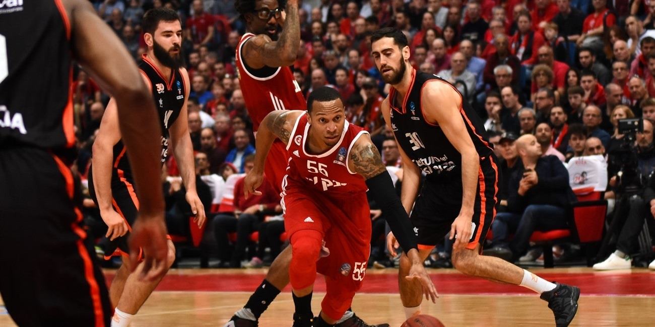 Jerrells y Kinsey fuerzan el tercero para Hapoel ante Valencia Basket (79-66)