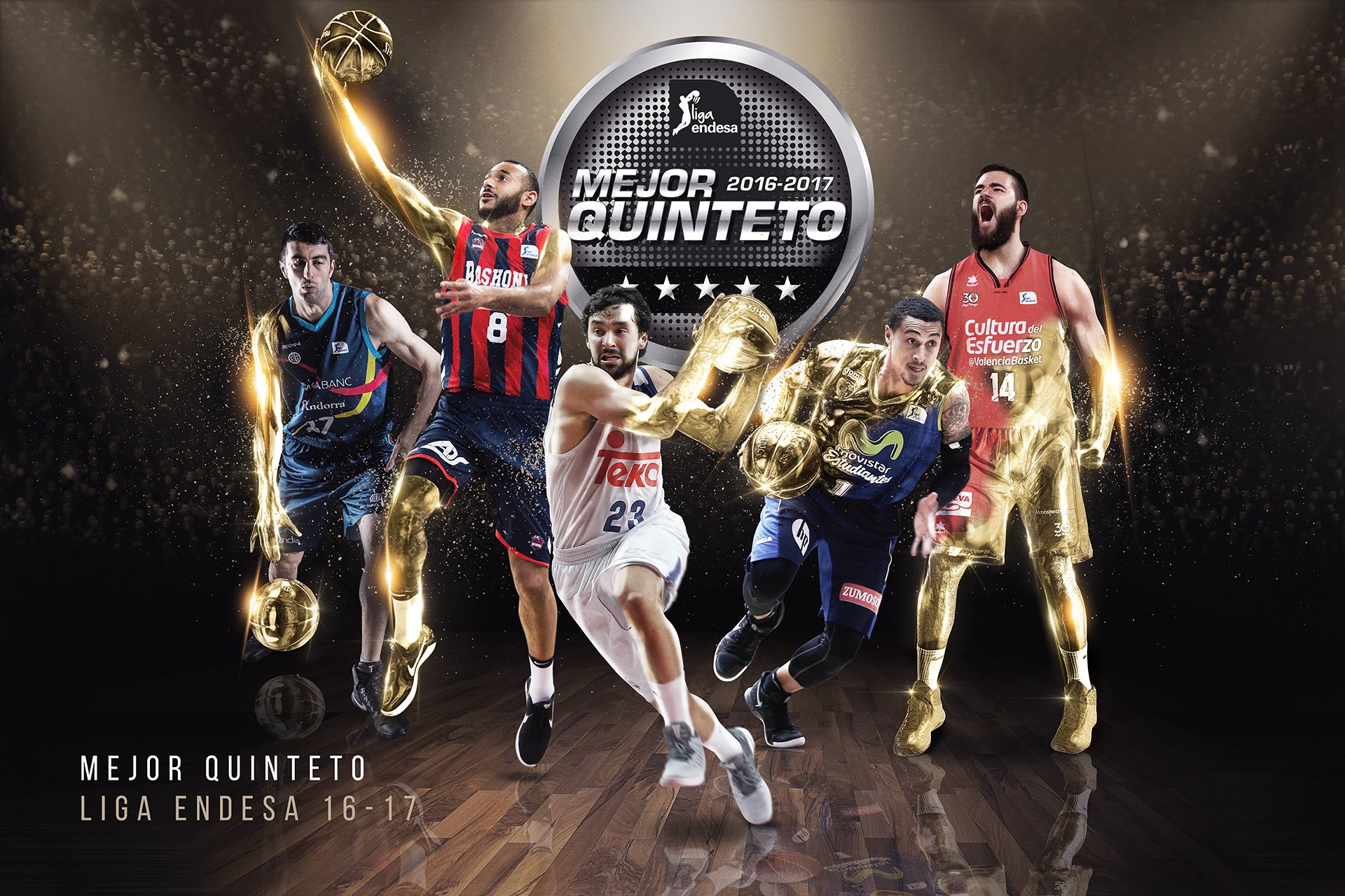 Mejores Quintetos Liga Endesa 2016/2017