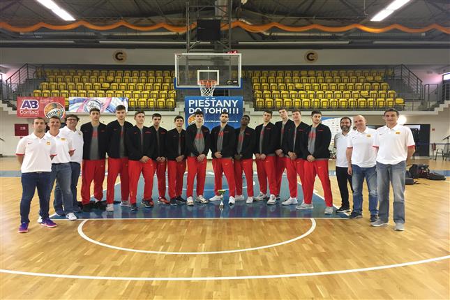 Convocatoria U18 masculina para el Europeo de Bratislava y Piestany