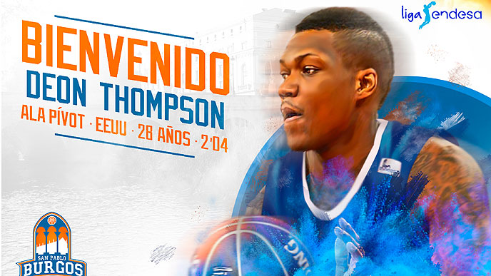 Deon Thompson, bombazo para el juego interior del San Pablo Burgos