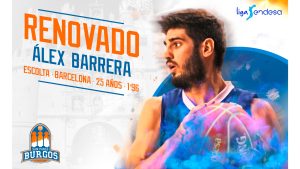 Álex Barrera renueva con Burgos y vivirá su tercera experiencia ACB