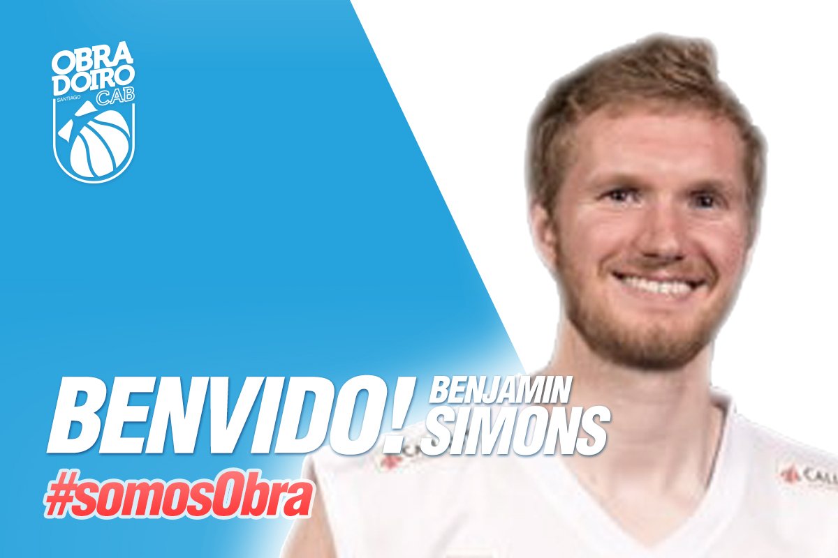 Monbus Obradoiro ficha al alero Benjamin Simons como cuatro abierto
