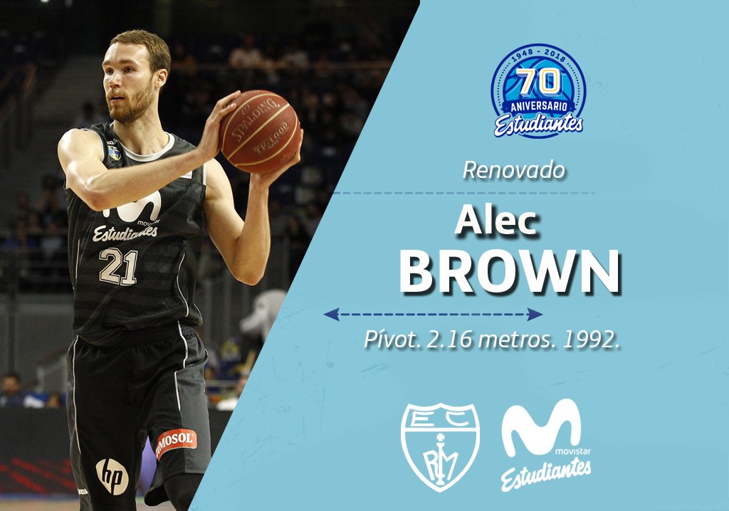 Alec Brown y Edu Martínez renuevan por Estudiantes y Burgos