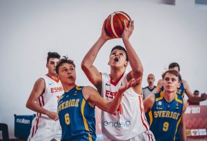 Europeo U16M (J3): Festín ante Suecia y liderato al ritmo de Jaime Pradilla (113-64)