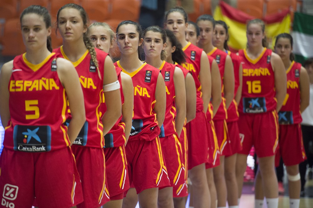 Europeo U16F (J1): Debut por todo lo alto de una España favorita para el oro (36-85)