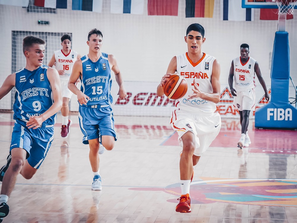 Europeo U16M (1/8): España sufre para eliminar a Estonia y pasar a Cuartos (59-54)