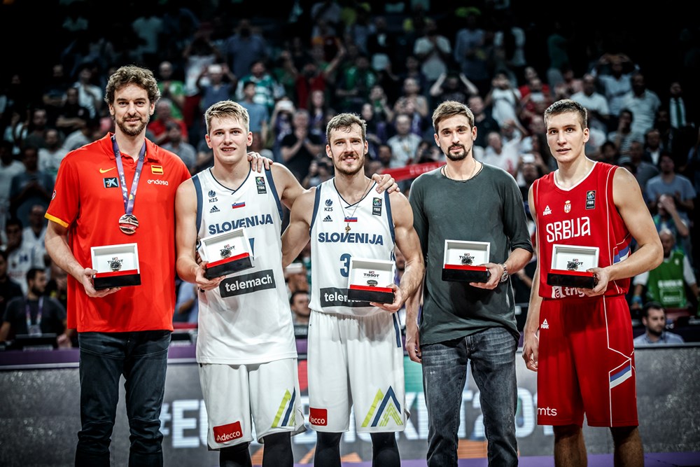 #Eurobasket2017: Goran Dragic, MVP; Luka Doncic y Pau Gasol, en el quinteto ideal