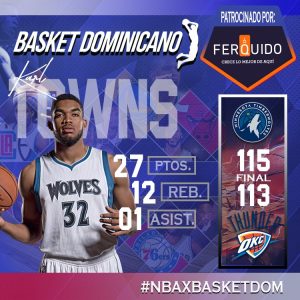 Minnesota muestra su potencial contra los Thunder; Nets y Pelicans vencen