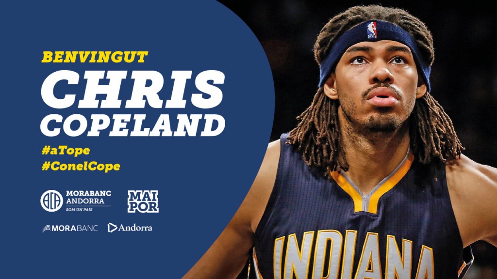 Chris Copeland, un refuerzo de lujo para el Morabanc Andorra
