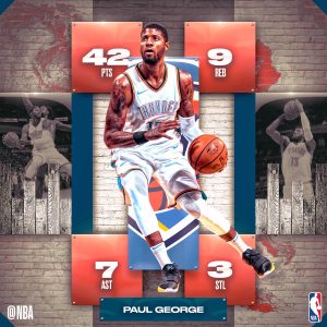 Boston remonta sin Irving; George lidera a Thunder; Abrines, destaca; Rubio, gris partido