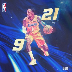 Kuzma y Caldwell-Pope lideran la remontada de los Lakers para colarse en Playoff