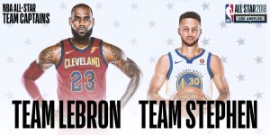 LeBron James y Stephen Curry serán los capitanes del All-Star 2018 de la NBA