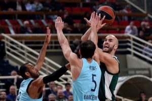 Panathinaikos frena la racha del Barça en Euroliga (84-75)