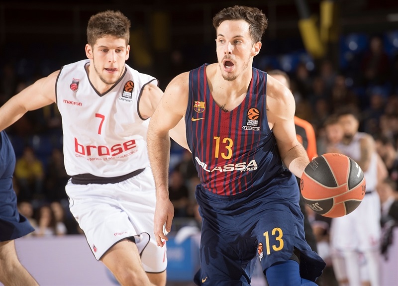 El Barcelona cierra su enésima crisis con una victoria ante Brose Basket (81-66)