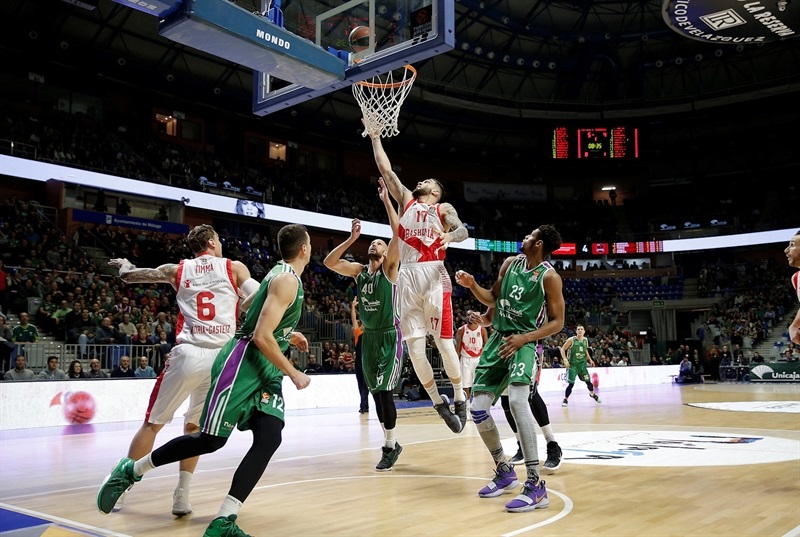 Jayson Granger la prepara y Janis Timma remata la victoria baskonista en Málaga (83-85)