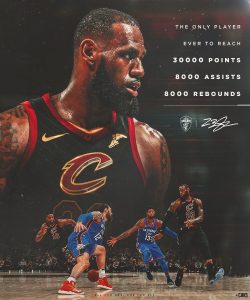 Otra noche histórica para LeBron: 8.000 asistencias